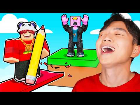 This 2-Player DRAWING Obby Ruined Our Friendship...