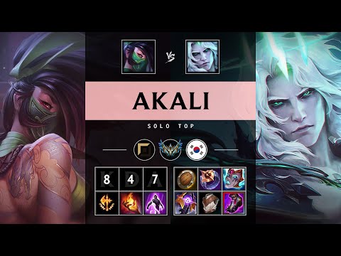 Akali Top vs Viego - KR Challenger Patch 25.17