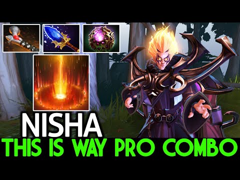 NISHA [Invoker] This is Way Pro Combo Next Level Plays Dota 2