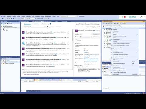 .NET Core 3 MVC SQL-Server CRUD Tutorial Deutsch