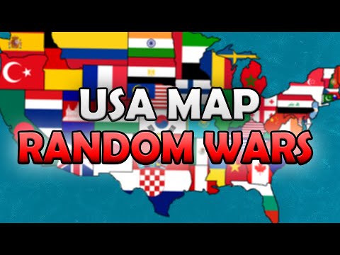 RANDOM WARS! - Map of USA