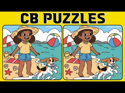 Spot the Difference CB PUZZLES, A Bit Tricky, Can You Catch All 15?