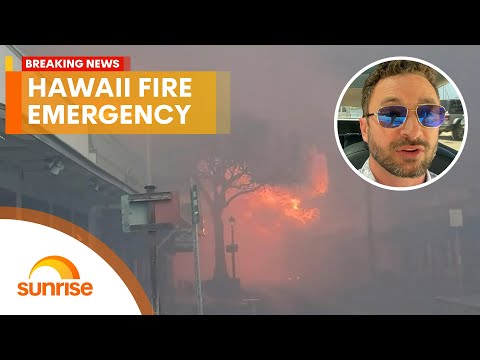 Hawaiian town of Lahaina 'absolutely devastated' as homes and businesses destroyed by wildfires