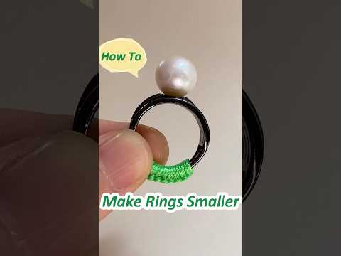 Jewelry hack: How to make rings smaller? If it’s too big, or you want to fit it on different fingers
