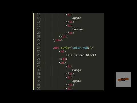 HTML Blocks | Module 8