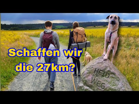 Heidschnuckenweg Etappe1 | 27km Hamburg-Buchholz | Lüneburger Heide |Wandern mit Hund in Deutschland