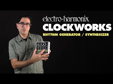 Electro-Harmonix Clockworks Rhythm Generator / Synthesizer (Pedal Demo)