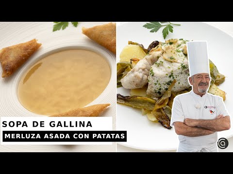 ARGUIÑANO'S HEALTHY CHRISTMAS EVE RECIPES: Chicken Soup and Roasted Hake with Potatoes