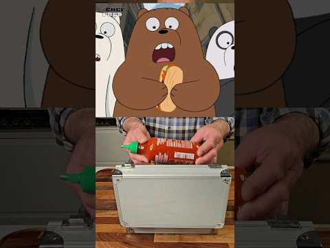 Spice It Up With Icebear's Backalley Banh-Mi!🤤 #shorts #webarebears #icebear #banhmi