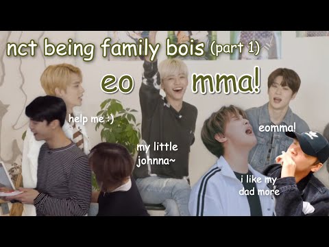 nct are a whole bunch of mommy's boys | nct and their family dynamics (part 1)