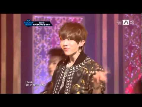 [HQ] JS & HyunA - Trouble Maker [M! Countdown]
