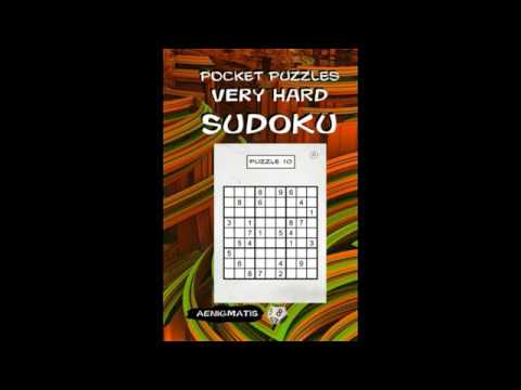 Book: Pocket Puzzles - Very Hard Sudoku (large print).