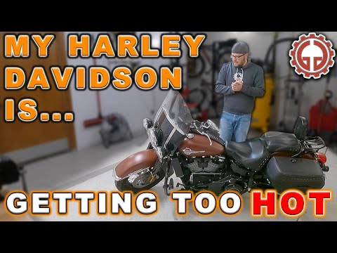 My Harley-Davidson is getting TOO HOT!!... (It's weird)
