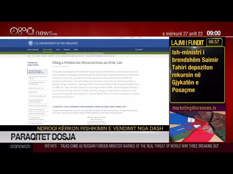 Edicioni informativ - 27 Prill 2022 - Ora 09:00 - Ora News
