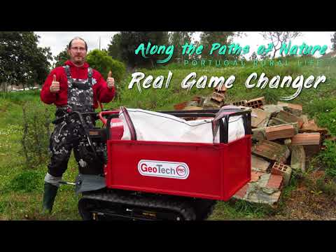 REAL GAME CHANGER (GeoTech GeoPorter H-540E dumper to move heavy loads around the off-grid farm) *29