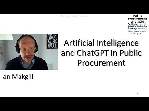 Artificial Intelligence and ChatGPT in Public Procurement - An Introduction