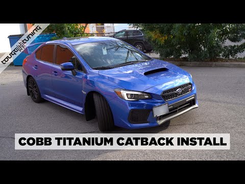 COBB Titanium Exhaust Review and Install - 2019 Subaru STi