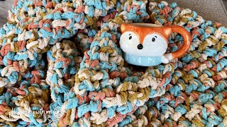 Make In a Day Crochet Blanket ⏰🧶