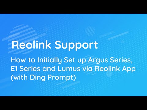 IP камера Reolink E1