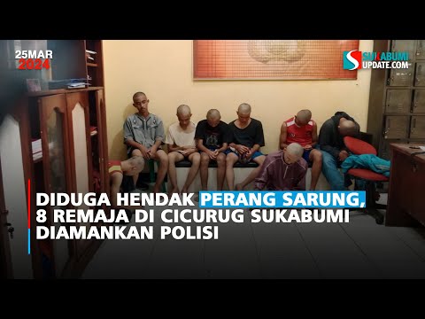 Diduga Hendak Perang Sarung, 8 Remaja di Cicurug Sukabumi Diamankan Polisi