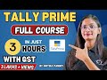Tally Prime With GST Full Course In Just 3 Hours Tally Prime in One Shot ComputerTechAcademy