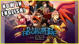 Digimon Adventure 02 The Beginning is Coming in English!