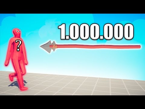 1.000.000 DAMAGE SPEAR THROWER vs RANDOM UNIT - TABS | Totally Accurate Battle Simulator 2025