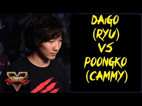 Street Fighter V DAIGO UMEHARA (RYU) VS POONGKO (CAMMY) RANKED MATCH - VER 1.01 HD