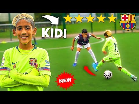 8 YEAR OLD KID MESSI IS OVERPOWERED.. AMAZING Skills PRO Football Competition