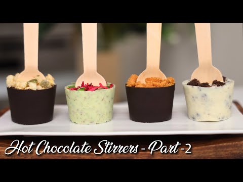 Hot Chocolate Stirrers Part - 2 Chocolate Spoon | चॉकलेट स्टिरर - २ | Chetna Patel Recipes
