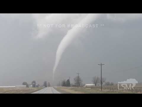 4-4-23 Pleasantville, IA-Photogenic tornado tears through Iowa countryside.mp4