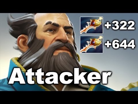 Attacker Best Kunkka - 1 Shot Team Wipe - Dota 2