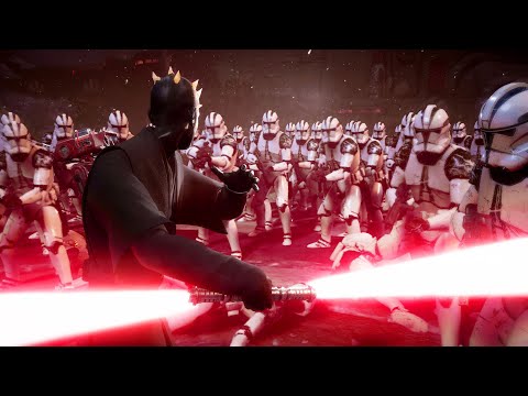 Darth Maul vs 100 Clones | Modded Fallen Order