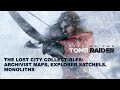 Rise Of The Tomb Raider Guide The Lost City Archivist Maps Explorer Satchels Monoliths