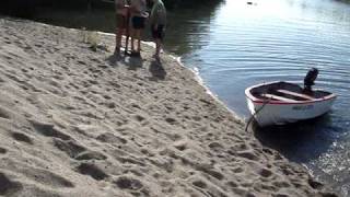 preview picture of video 'Rapala pal nando, despues de 3 horas de lloro. Pesca rio yi, durazno, diciembre 2008.'