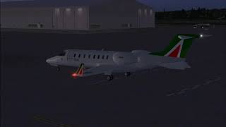 preview picture of video 'fsx learjet windy landing and taxing'