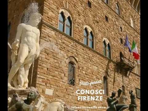 Palazzo Vecchio e la Fontana del Nettuno.