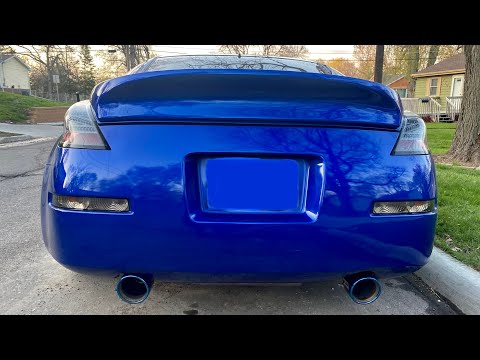 350z Invidia Gemini Exhaust Install