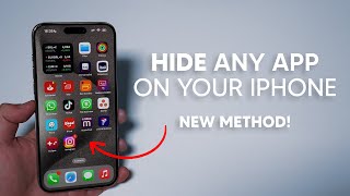 (2024) How to Hide Any iPhone App - New Method, Impossible to Find!