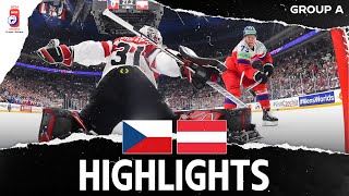 Хоккей Highlights | Czechia vs. Austria | 2024 #MensWorlds
