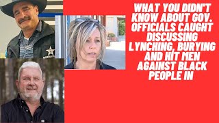 African Americans under threat by Gov. Officials shocking Audio