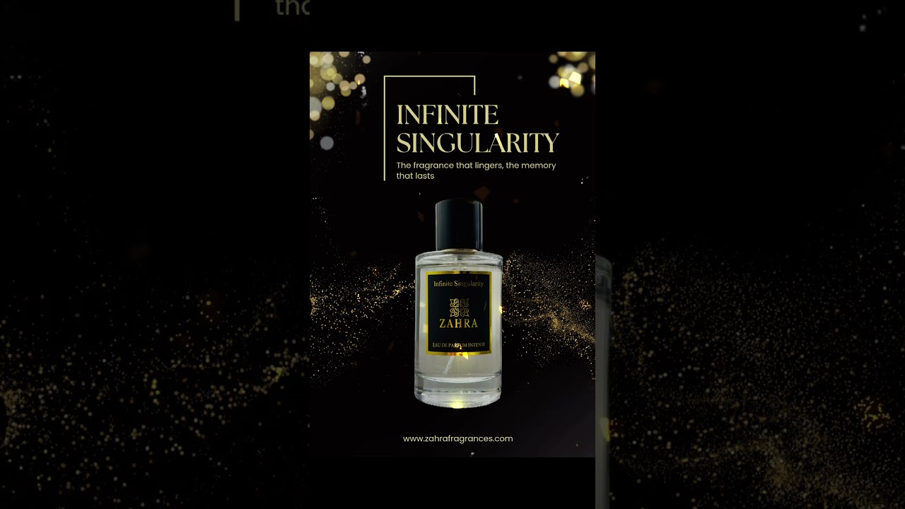 Indulge in ZAHRA's Infinite Singularity: A premium fragrance designed for enduring elegance.