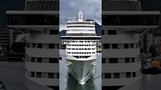 MSC PREZIOSA  navio cruzeiro Santos Brasil  cruise @navios2025  drone #google  ship #shorts