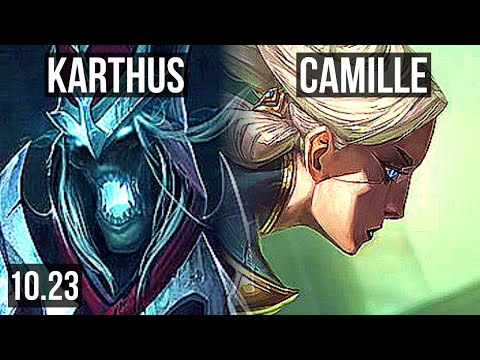 KARTHUS vs CAMILLE (JUNGLE) | 10/1/8, Godlike | NA Diamond | v10.23