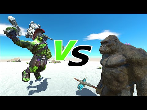 Gladiator Hulk vs King kong - Animal Revolt Battle Simulator