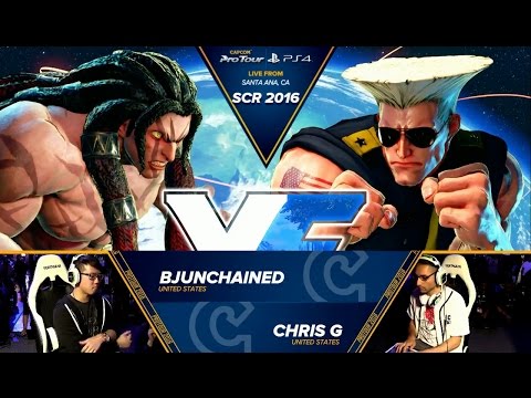 BJ Unchained (Necalli) vs Chris G (Guile) - SCR 2016 - Pools