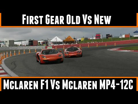 First Gear Old Vs New Mclaren F1 Vs Mclaren Mp4-12C (Forza 5)