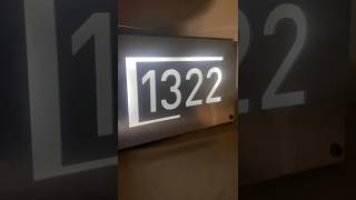 Svetelné číslo na dom LED (220V): Shape