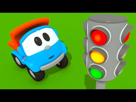 🚚🏁📚 Cartoni Animati per Bambini | Leo il camion curioso |  Educazione Stradale IL SEMAFORO 🚦🛣️🔴🟡🟢