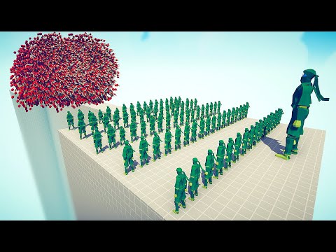 100x NINJA + GIANT NINJA vs EVERY GOD - Totally Accurate Battle Simulator TABS